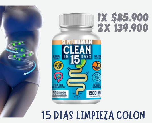 15 DAYS CLEANSE - (Limpieza de Colón)